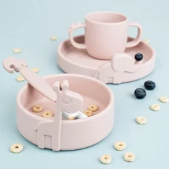 Assiette Peekaboo - Elphee - Rose