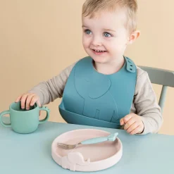 Assiette Peekaboo - Elphee - Rose