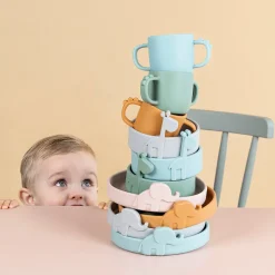 Assiette Peekaboo - Elphee - Bleu