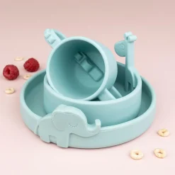 Assiette Peekaboo - Elphee - Bleu