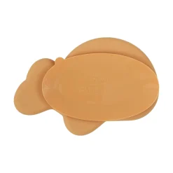 Assiette silicone avec ventouse - Wally - Moutarde