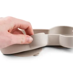 Assiette silicone avec ventouse - Lalee - Sable