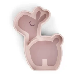 Assiette silicone avec ventouse - Lalee - Rose