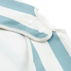 Bavoir à manches avec poche - Stripes - Bleu