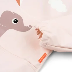 Bavoir à manches avec poche - Playground - Rose