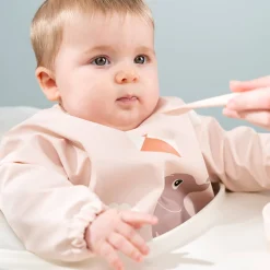 Bavoir à manches avec poche - Playground - Bleu