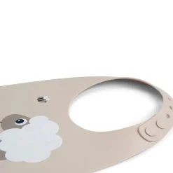Bavoir silicone - Sheepy - Sable