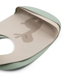 Bavoir silicone lot de 2 - Lalee - Sable/Vert