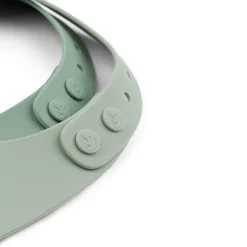 Bavoir silicone lot de 2 - Croco - Vert