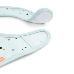 Bavoir velcro lot de 2 - Elphee - Bleu