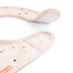 Bavoir velcro lot de 2 - Ozzo - Rose