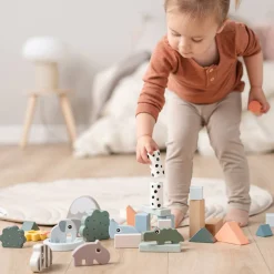 Bloc de construction lot de 34 - Deer friends - Multicolore