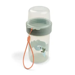 Boite à goûter 2 voies To go L - Croco - Vert