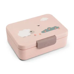 Boîte à goûter avec séparateur Tiny farm Rose