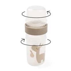 Boîte à goûter double grand - Lalee - Sable