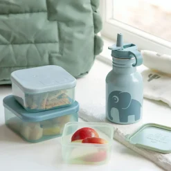 Boîte à goûter lot de 3 - Deer friends - Bleu