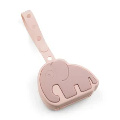 Boîte à sucette en silicone - Elphee - Rose