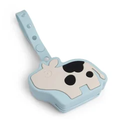 Boîte à sucette en silicone - Dotti - Bleu