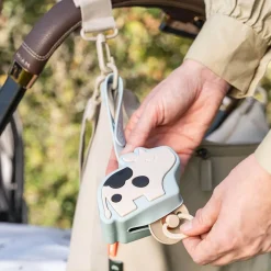 Boîte à sucette en silicone - Dotti - Bleu