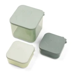 Boîte de conservation grand lot de 3 - Elphee - Vert