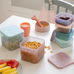 Boîte de conservation moyen lot de 3 - Elphee - Bleu