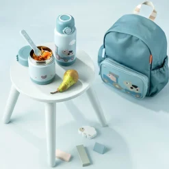 Boîte repas isotherme Tiny farm Bleu 300 ml