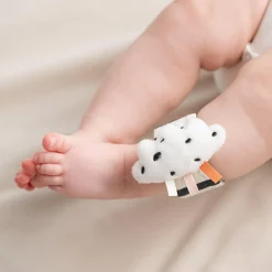 Bracelet hochet lot de 2 - Happy clouds - Rose