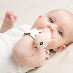 Bracelet hochet lot de 2 - Happy clouds - Rose