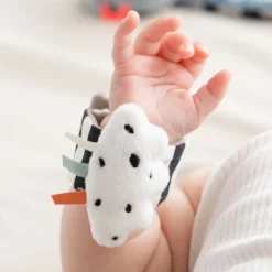 Bracelet hochet lot de 2 - Happy clouds - Bleu