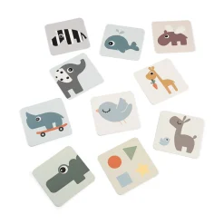 Cartes aux motifs contrastés lot de 10 - Deer friends - Multicolore