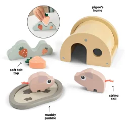Coffret de jeu Tiny farm - Pigee - multicolore