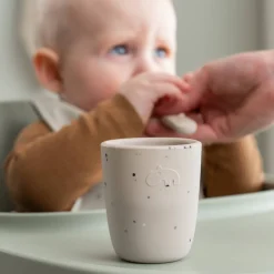 Coffret premier repas en silicone - Birdee - Sable