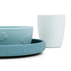 Coffret repas ventouse - Deer friends - Bleu