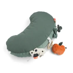 Coussin d'éveil Tummy time - Tiny farm - Vert