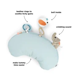 Coussin d'éveil Tummy time - Playground - Bleu