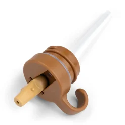 Couvercle & paille - Gourde inox - Sea friends - Moutarde