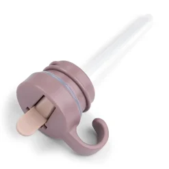 Couvercle & paille - Gourde inox - Ozzo - Rose