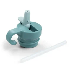 Couvercle & paille - Gourde inox - Elphee - Bleu