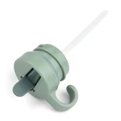 Couvercle & paille - Gourde inox - Croco - Vert