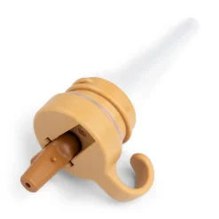 Couvercle & paille - Gourde inox - Raffi - Moutarde