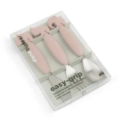 Couverts set de 3 Easy-grip - Deer friends - Rose