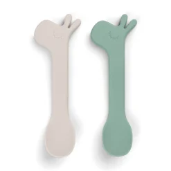 Cuillère silicone lot de 2 - Lalee - Vert