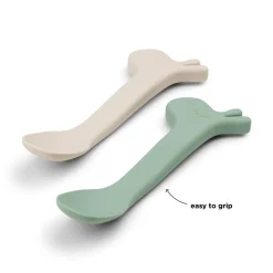 Cuillère silicone lot de 2 - Lalee - Vert