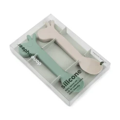 Cuillère silicone lot de 2 - Lalee - Vert
