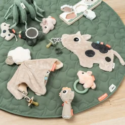 Doudou plat attache-sucette - Sheepy - Sable