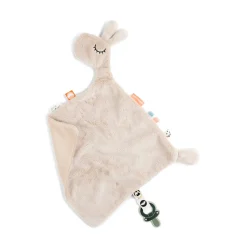Doudou plat attache-sucette - Lalee - Sable