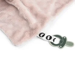 Doudou plat attache-sucette - Pigee - Rose