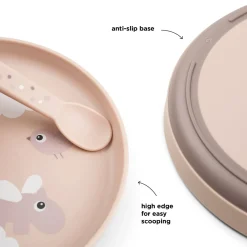 Foodie assiette - Happy clouds - Rose