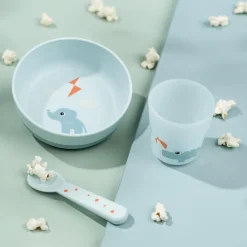 Foodie coffret premier repas - Playground - Bleu