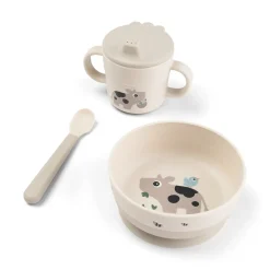 Foodie coffret premier repas ventouse Tiny farm Sable